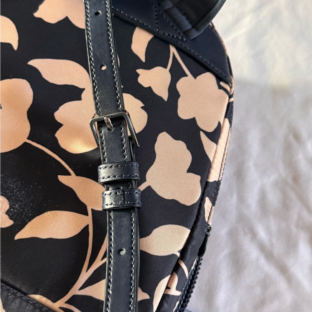 Kate Spade Floral Navy and Pink Backpack - Picture 5 of 5